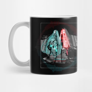 Monochrome Vocaloid Hatsune Miku Megurine Luka Mug